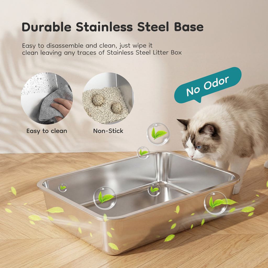 Litter box interior