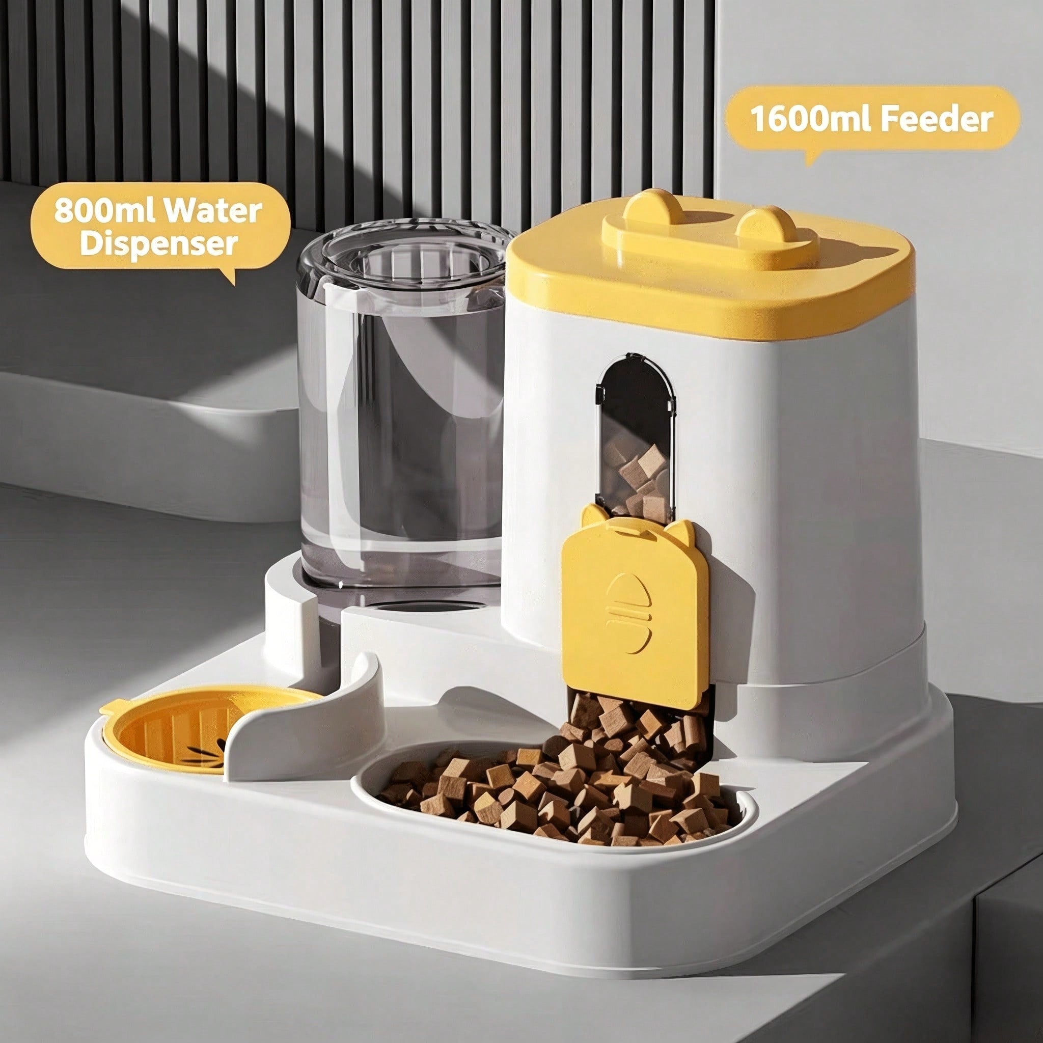 Yellow gravity feeder