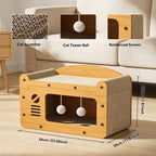 Scratcher sofa side view
