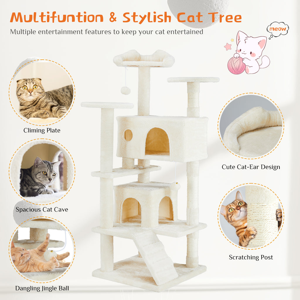 Cat tree in a room