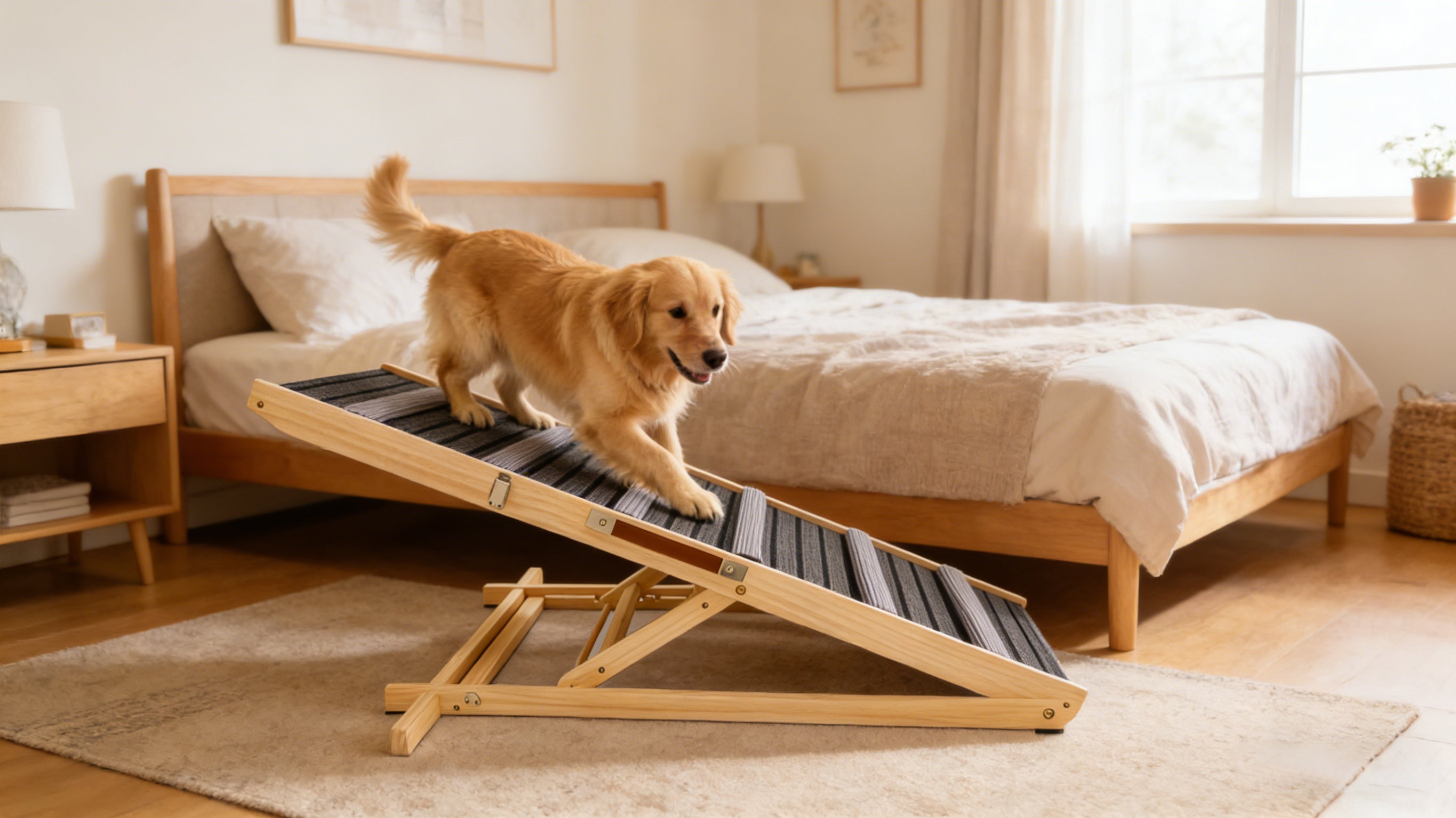 Sofa ramp carpet surface