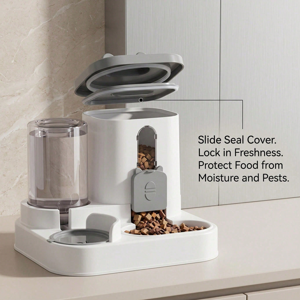 Gravity feeder shown from the side